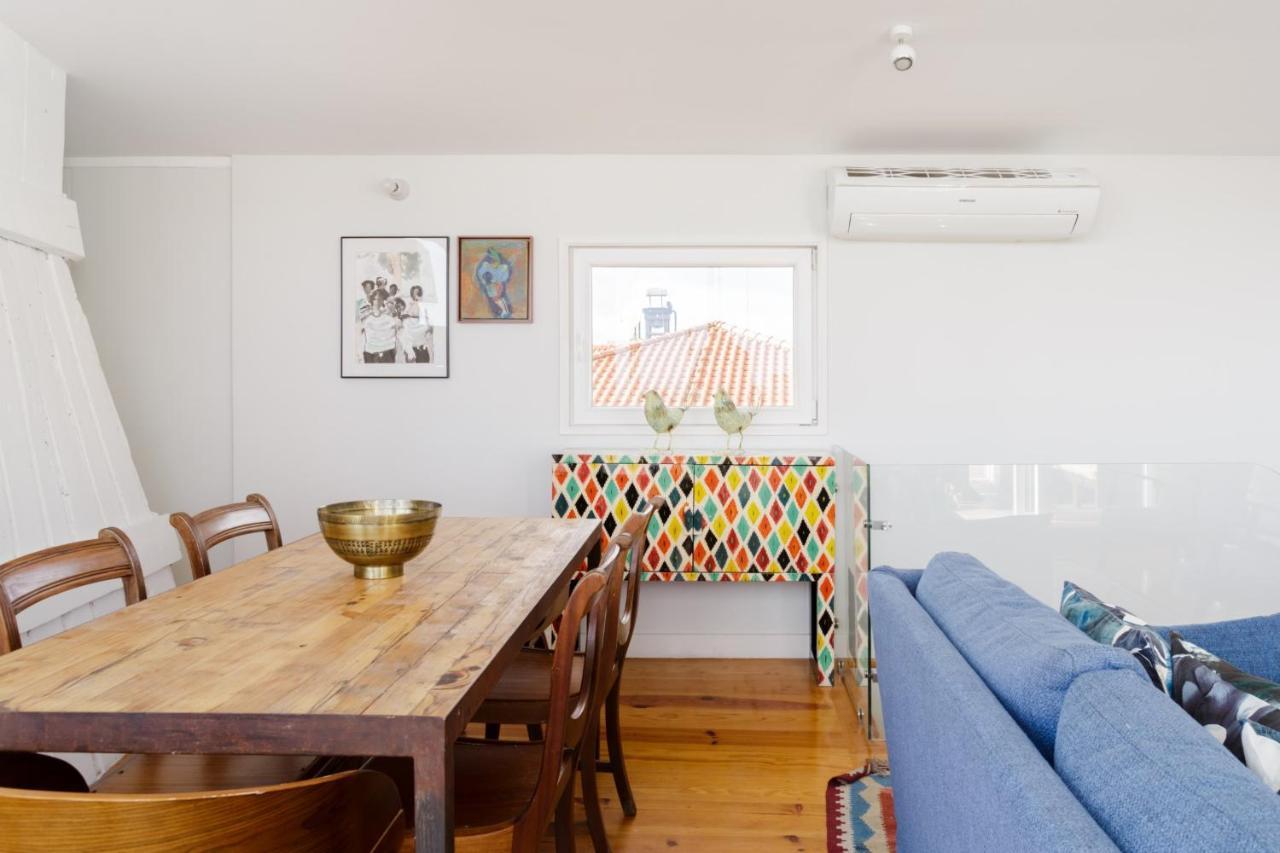Amazing Rooftop Terrace With River And Historic City View 4 Bedrooms 4 Bathrooms Ac 19Th Century Building Chiado Lisbon Bagian luar foto