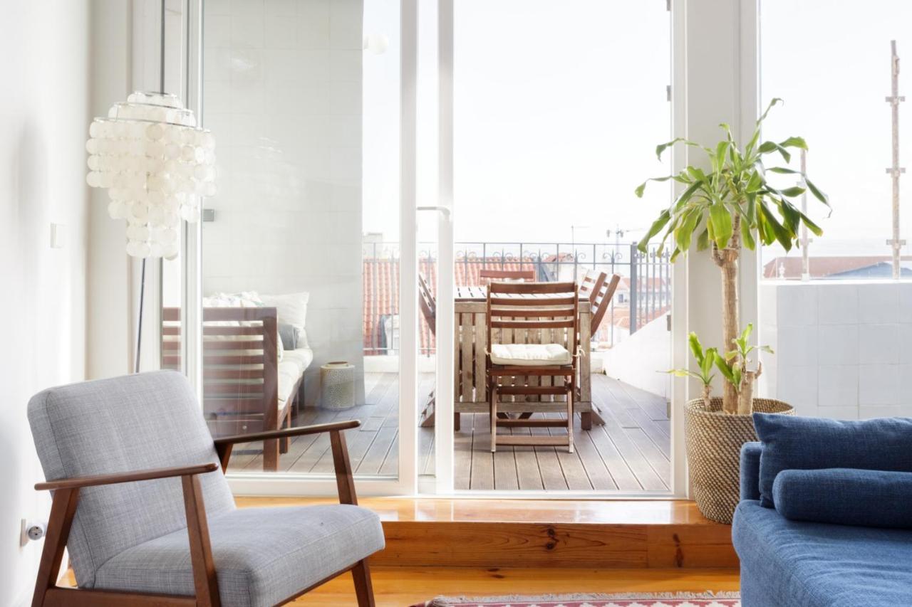 Amazing Rooftop Terrace With River And Historic City View 4 Bedrooms 4 Bathrooms Ac 19Th Century Building Chiado Lisbon Bagian luar foto